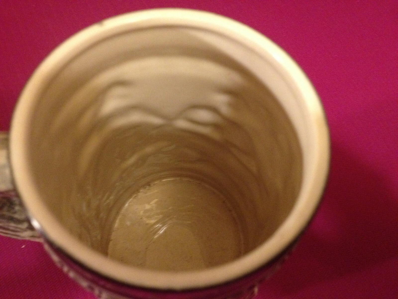 Vintage 1970s Hand-Painted Ceramic Beer Stein~USED~5¾ - 6