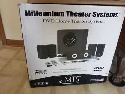 NIB Millenium Theater Systems MTS-3200 Cinema Series DVD Home Theater System