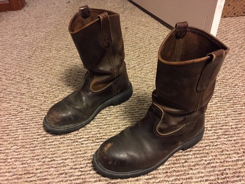 red wing pecos safety boots