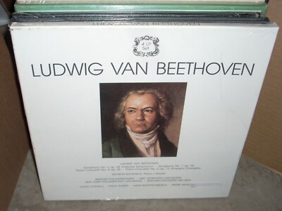 BACKHAUS / BEETHOVEN symphony 6, 7 / piano 4, 5 ( classical ) 4 lp box SEALED 