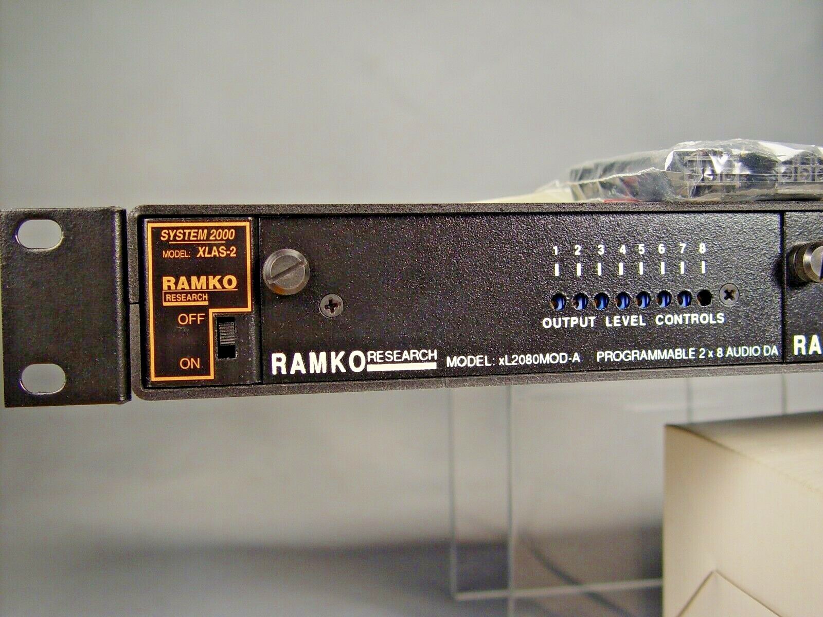 Ramko Research  RDL  dual 2X8 Analog audio distribution amplifier ***  NOS ***