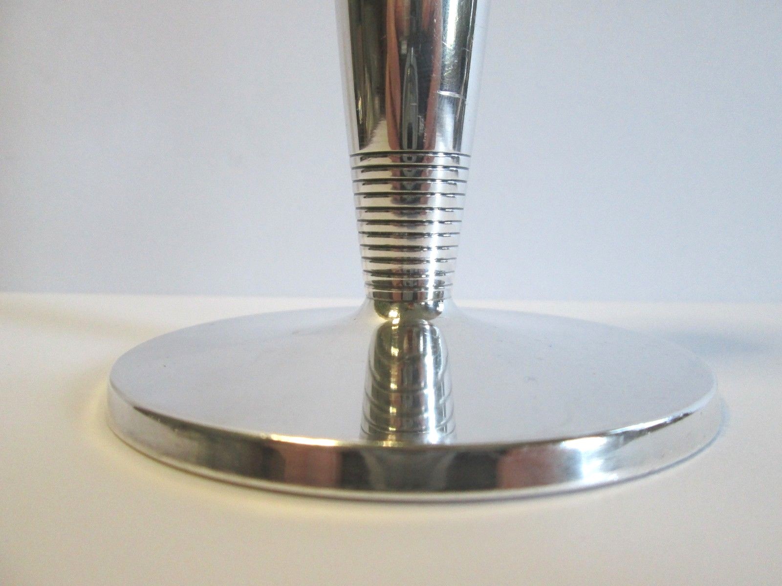 JUST ANDERSEN Danish Denmark Sterling Silver Candlestick Candle Holder