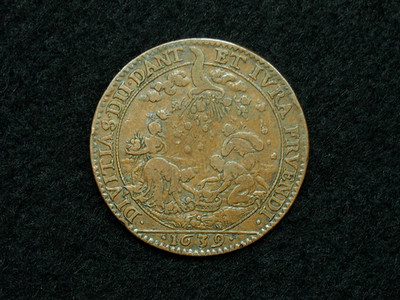 JETON CU. 28mm LOUIS XIII - 1639 - DIVITIAS. DII. DANT. ET. IVRA. FRVENDI   (n78
