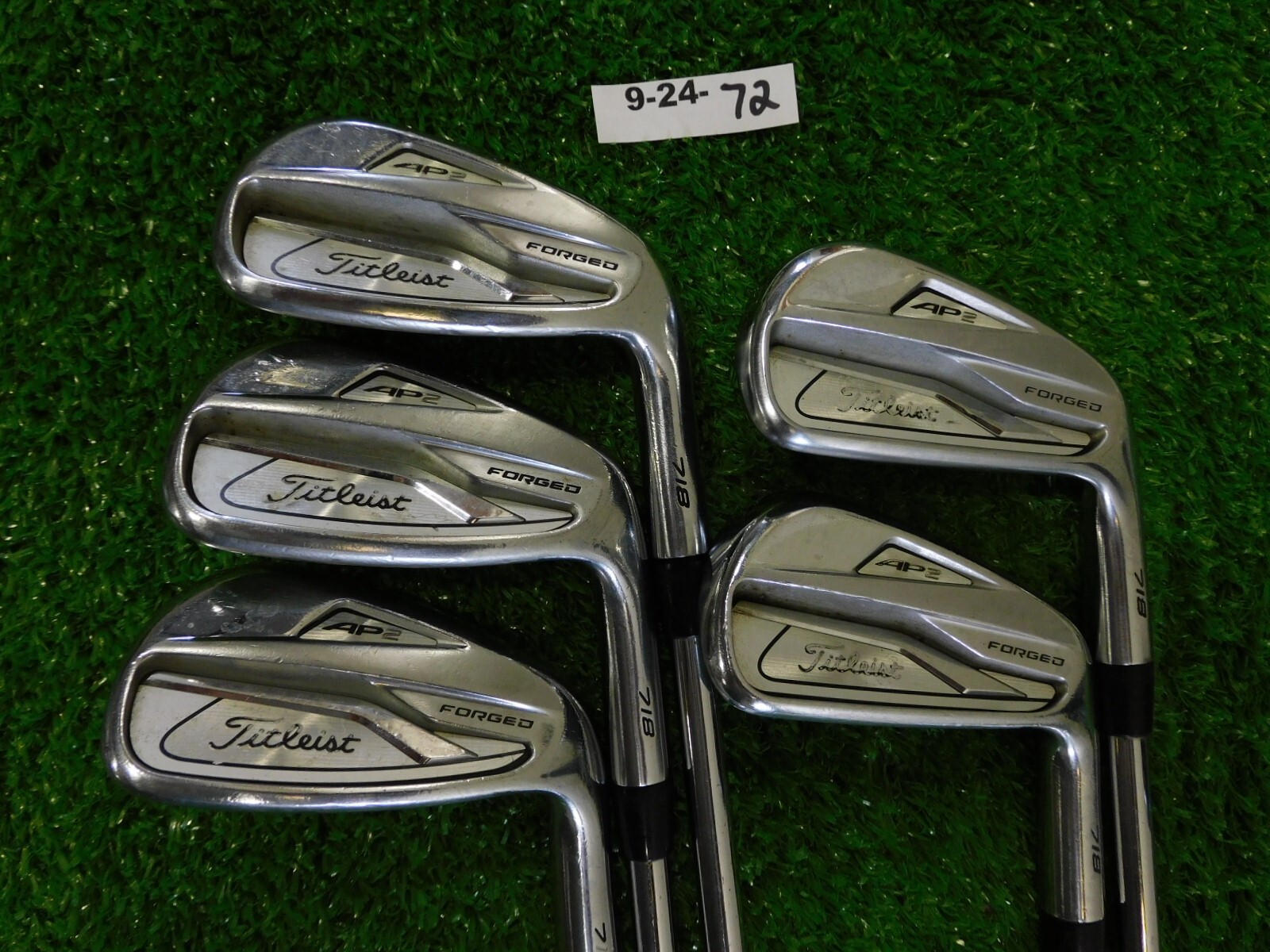 Titleist 718 AP2 Forged Irons 6-P AMT Black S300 Stiff Steel Titleist 718 AP2 Forged Irons 6-P AMT Black S300 Stiff Steel