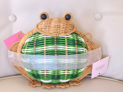 Kate spade shop wicker clutch
