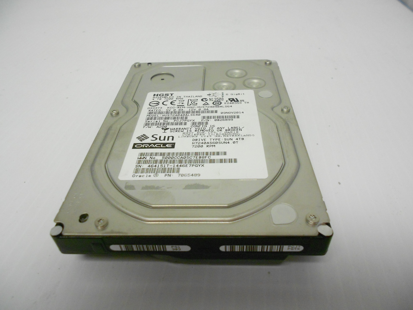 HGST 0B29852 4TB SAS Hard Drive 3.5/" HUS724040ALS640 LOT OF 4