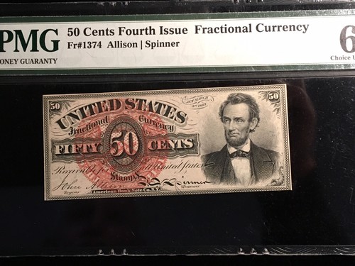 Fractional Currency FR 1374