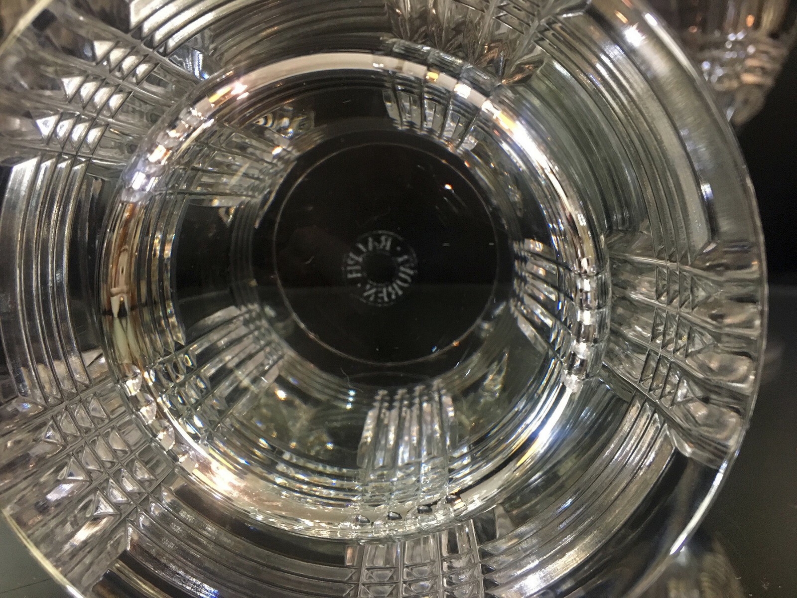 Glen Plaid--Ralph Lauren--Set of (4) Iced Teas and (1) Double Old Fashioned--BIN