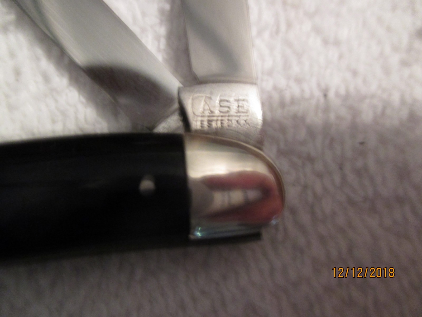 VINTAGE CASE TESTED XX SLICK BLACK MODEL 23087SH PEN KNIFE , 1920-1940