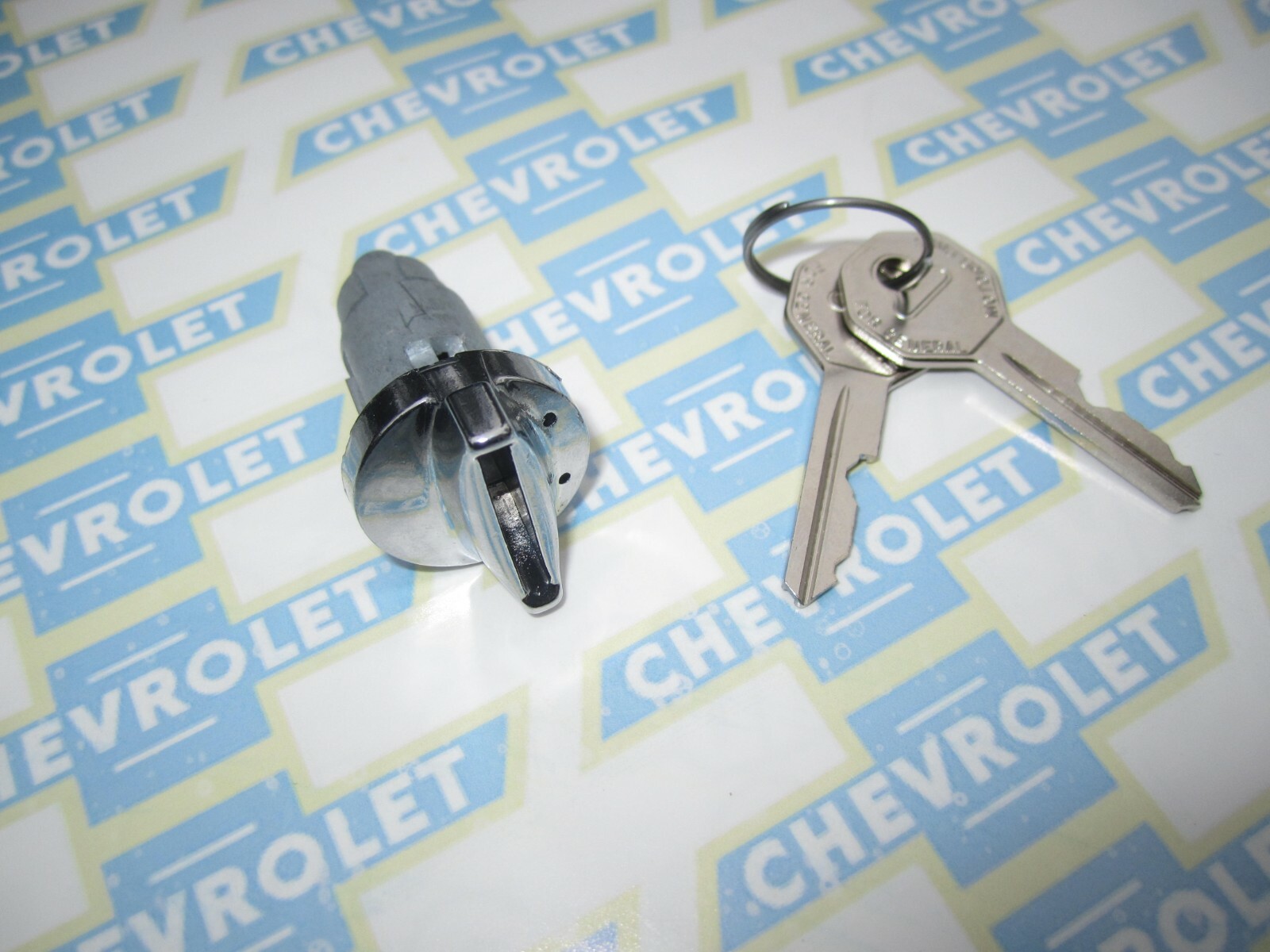 1949-1966 Chevrolet Ignition Switch Key Lock Cylinder w/ Original GM Style Keys