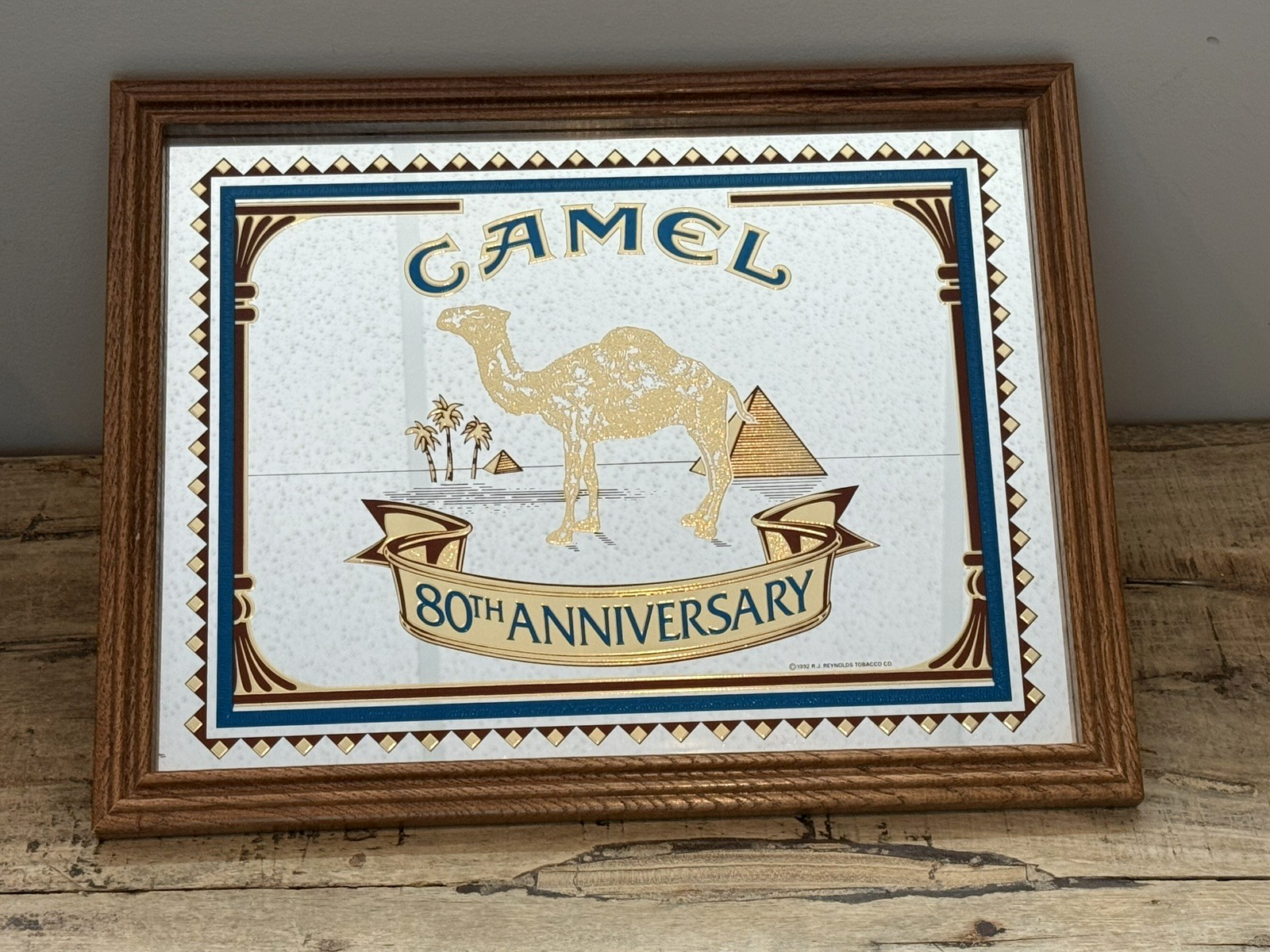 ヴィンテージ　CAMEL キャメル　パブミラー　インテリア　アメリカ ヴィンテージ CAMEL キャメル パブミラー ディスプレイ - メルカリ