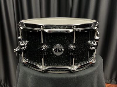 DW 6.5×14 Drum Workshop Collector s Pure Maple SSC Black Ice Snare Drum