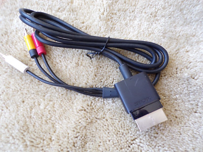 Composite Audio Visual Cable For Microsoft Xbox 360 AV Cable; p25