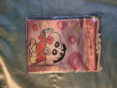 Crayon Shin Chan Small Draw String Fabric Pouch *New/Sealed*