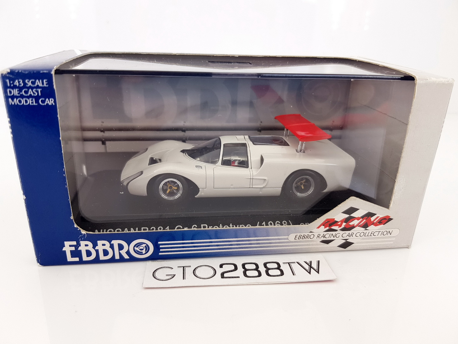 EBBRO 1:43 scale Nissan R381 Group 6 Prototype 1968 (White