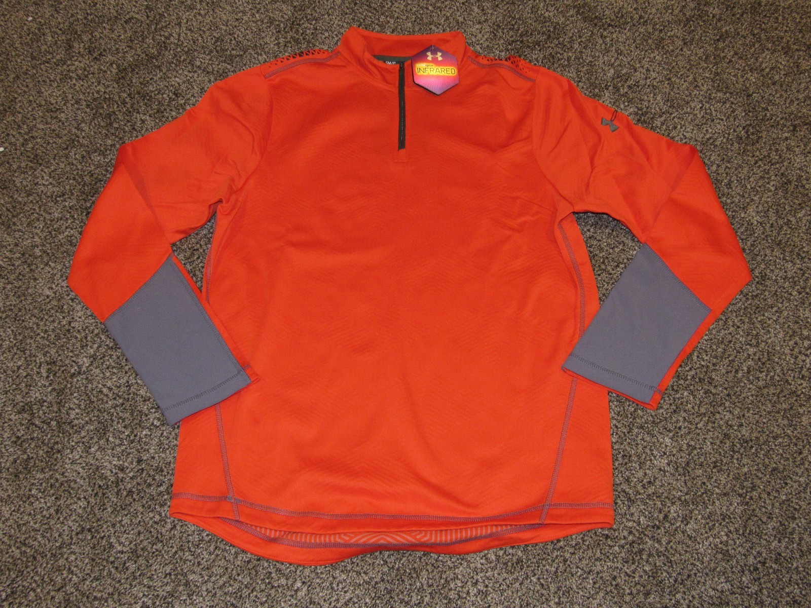 UNDER COVER スウェット Mens UNDER ARMOUR 1/4 ZIP SURVIVOR INFRARED COLDGEAR