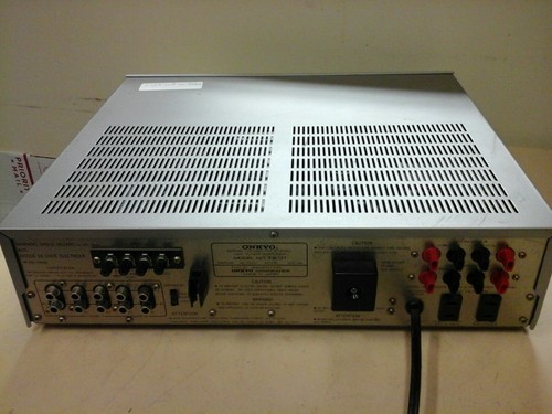 ONKYO SERVO LOCKED AM/FM STEREO TUNER  AMPLIFIER MODEL TX-31
