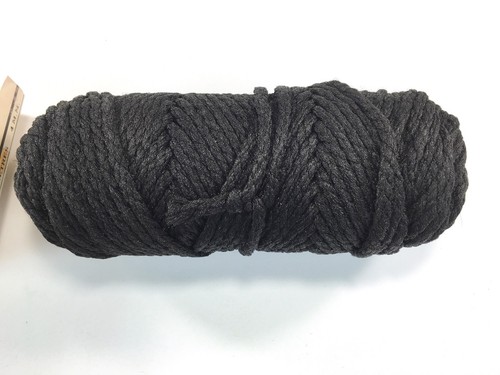 Macrame Weaving Cord Black Rainbo Twist 60 Yards 4mm Craft Cord