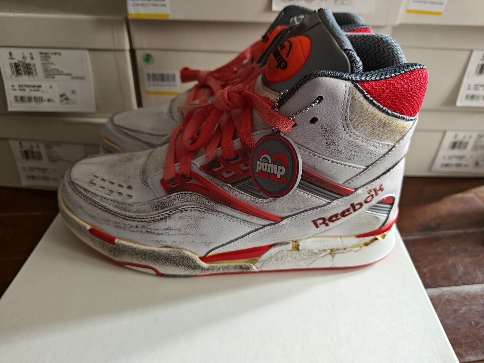 Reebok Maison Margiela Pump TZ Twilight Zone Deadstock White Reebok Maison Margiela Pump TZ Twilight Zone Deadstock White