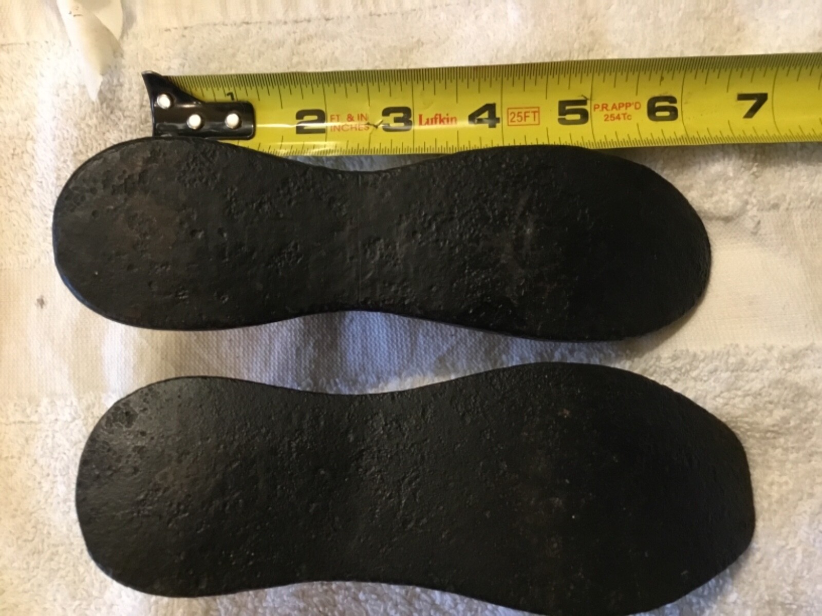 Two (2) Vintage Antique Cast Iron Shoe Cobbler Repair Tools Anvil Form