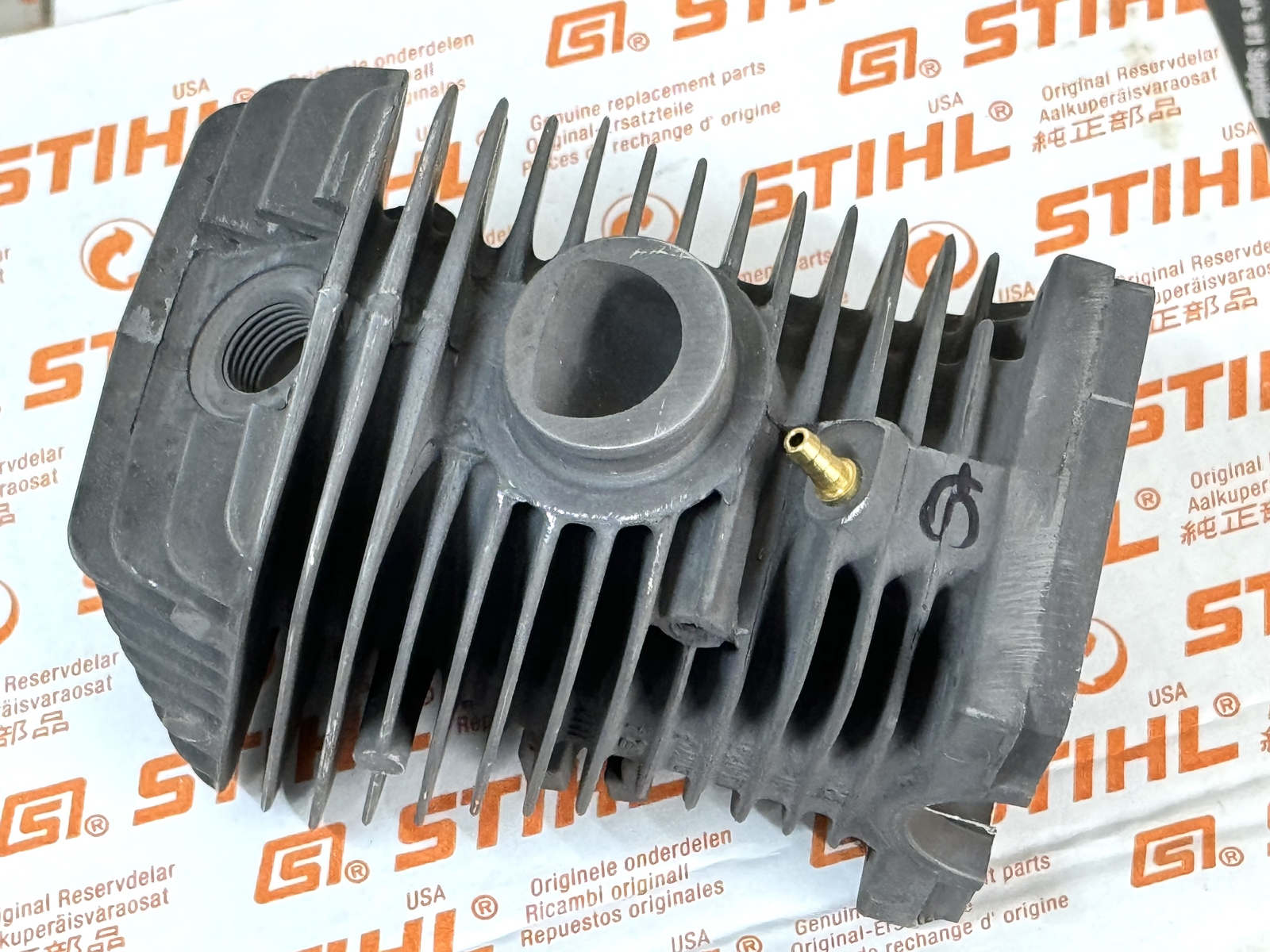 STIHL OEM CYLINDER WITH PISTON KIT 1123 020 1206 FOR 025 MS250 023 MS 230 250 - Picture 3 of 6