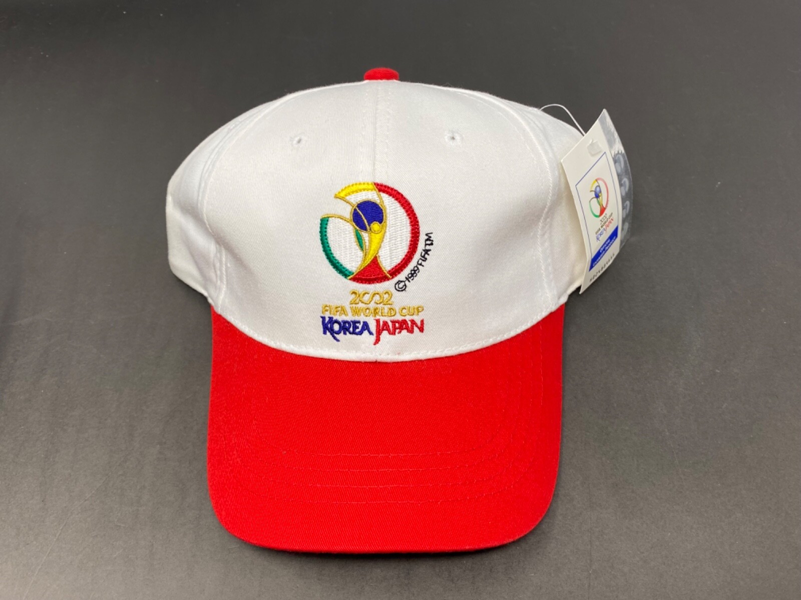 【新品レア】2002 FIFA WORLD CUP キャップ 2002 FIFA World Cup Korea Japan White/Red Strapback Hat Cap