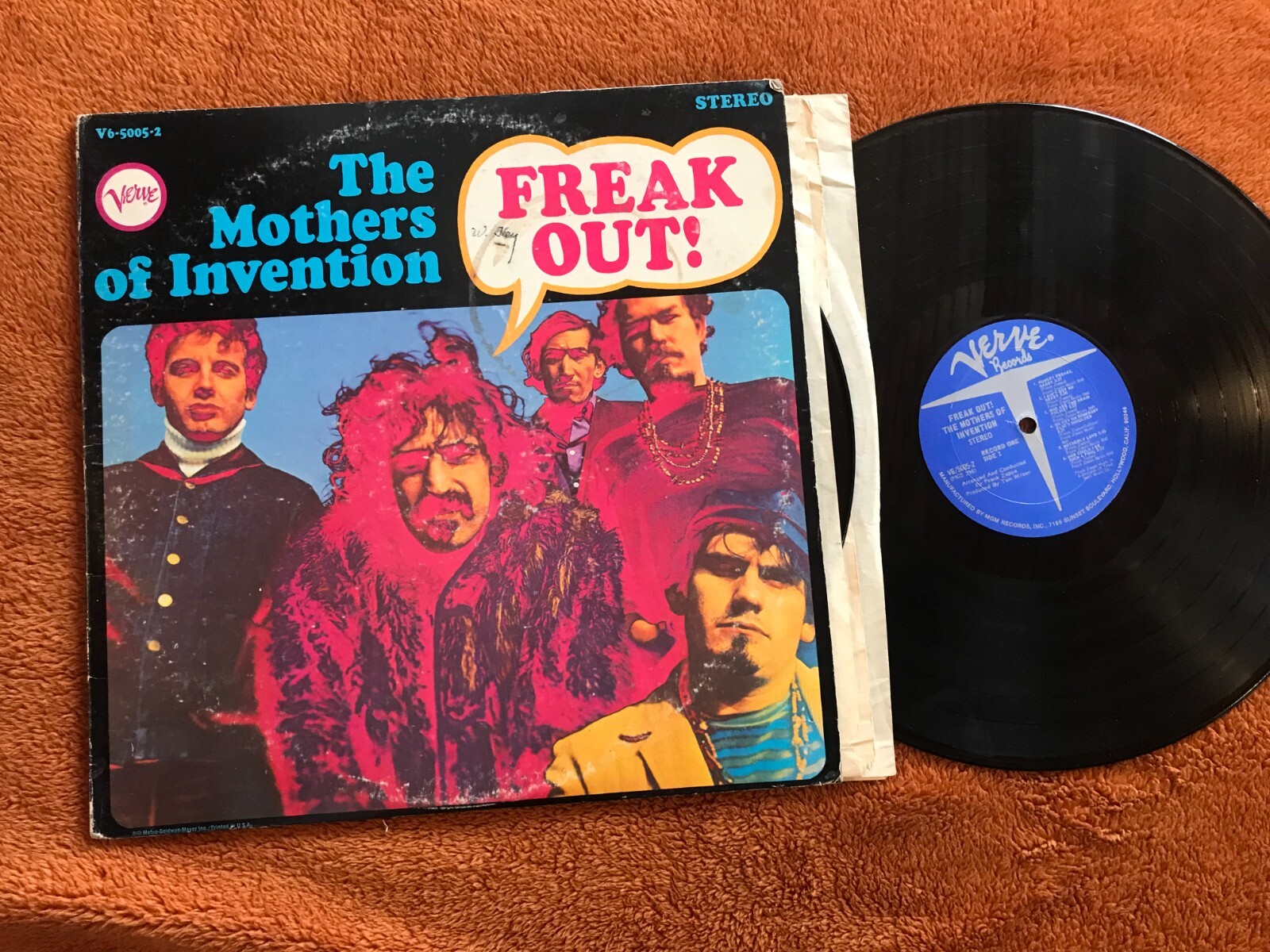 米2LP Mothers Of Invention Freak Out V650052 VERVE /00500 Frank Zappa & The Mothers Of Invention Freak Out! 180g 2LP