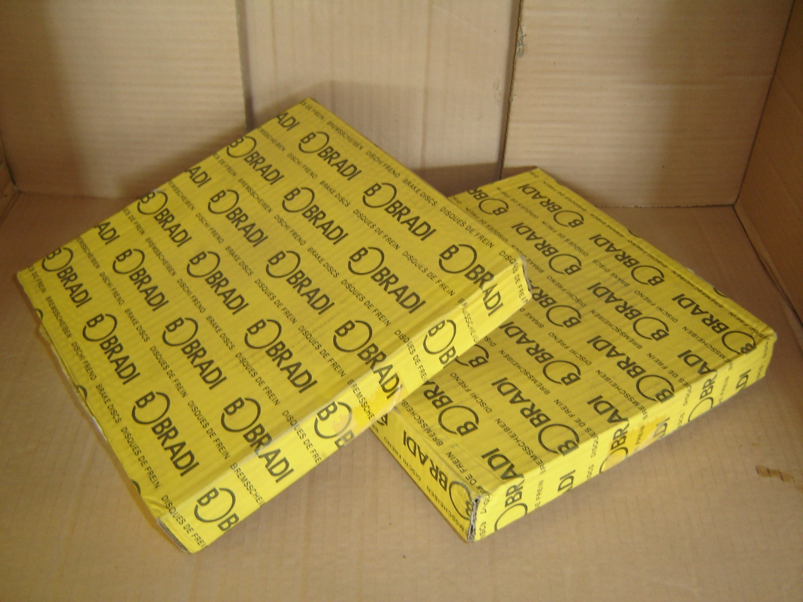 BRADI (2) FRONT BRAKE DISC ROTOR 25064 1164 TO*YOTA TERCEL