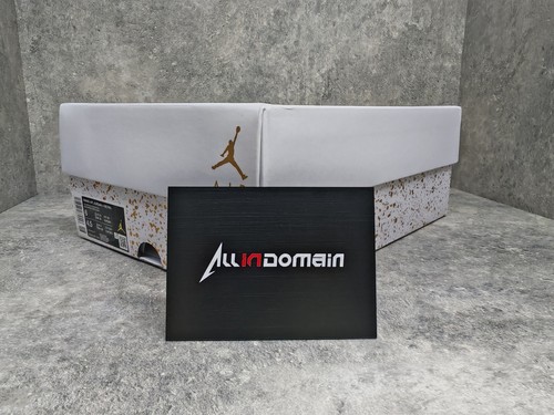 Pre-owned Jordan Level Ss/new - Air  4 "metallic Gold" Vintage Basketball Shoes Aq9129-170 In White