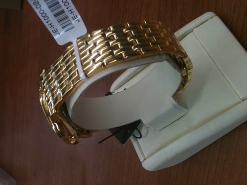 Pre-owned John Eric Johan Eric Men's Watch Je-h1000-02-001b Holstebro Seconds Subdial Yellow Gold Ip