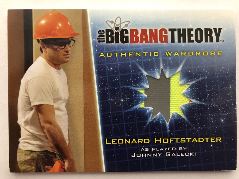 Big Bang Theory Season 5 Leonard Wardrobe Card M2 Johnny Galecki