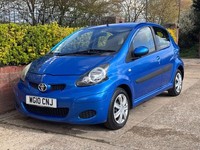 2010 Toyota AYGO 1.0 Aygo Blue VVT-i Semi-Auto 5dr Hatchback Petrol Automatic
