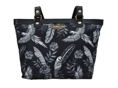

Женские сумки Anuschka Zip Top City Tote из ткани с принтом 12005