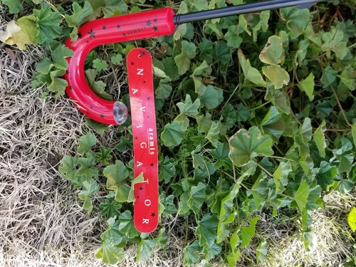 RARE Vintage 80s Aramis Navigator Black Red Promo NEW Umbrella