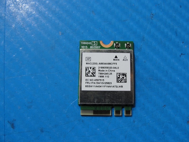 Lenovo ThinkPad X13 Gen 2 13.3" Genuine Wireless WiFi Card 5W10V25823 MT7921
