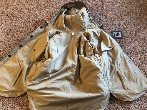 Pre-owned Filson Snohomish Reversible Hooded Jacket M $425 Olive Green & Khaki Tan