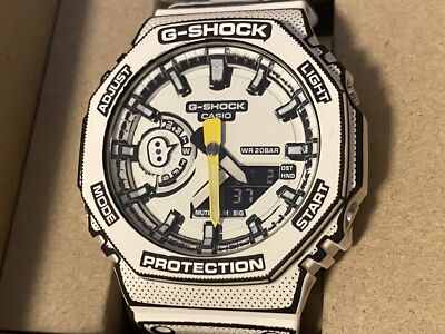 Pre-owned Casio G-shock Ga-2100mng-7ajr White Ga-2100mng-2ajr Blue 2set Watch Manga Jpn