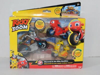 Ricky Zoom Maxwell & the Bike Buddies Maxwell Ricky & Scootio Motor Scooters