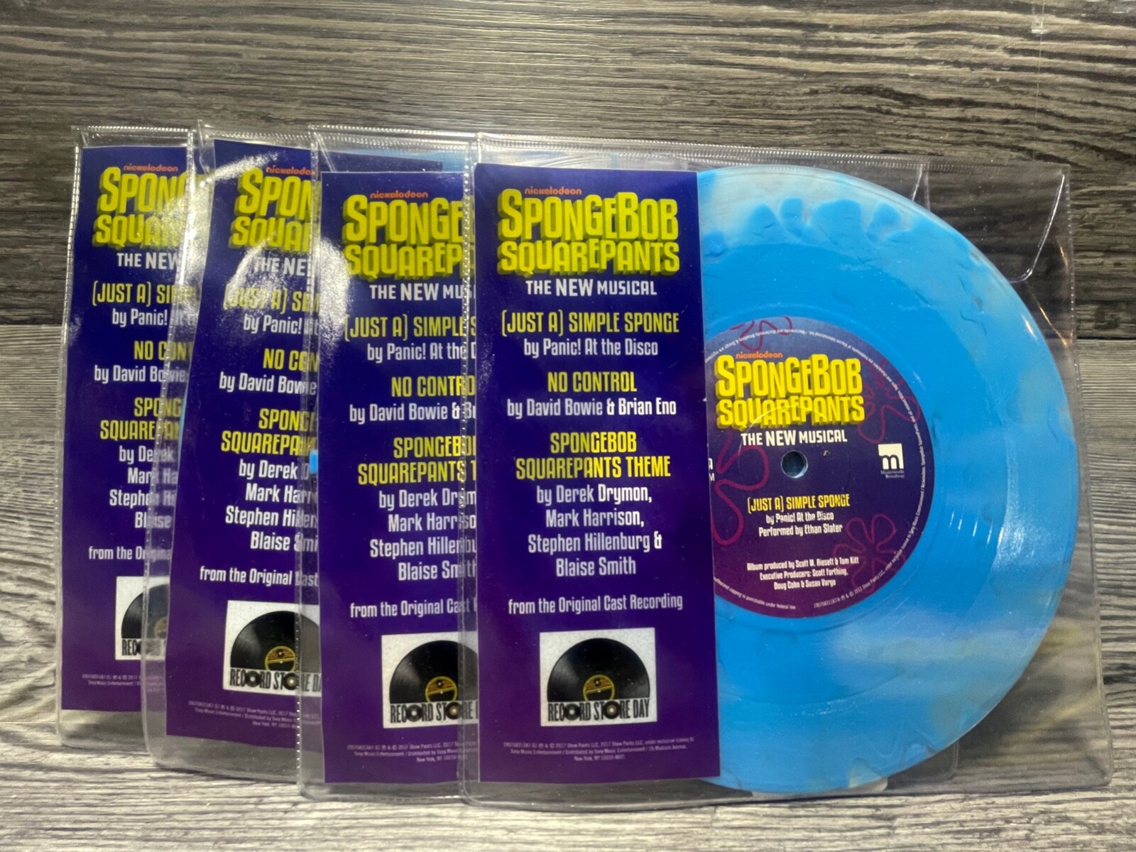 SPONGEBOB SQUAREPANTS THE MUSICAL, PROMOTIONAL VINYL RECORDS