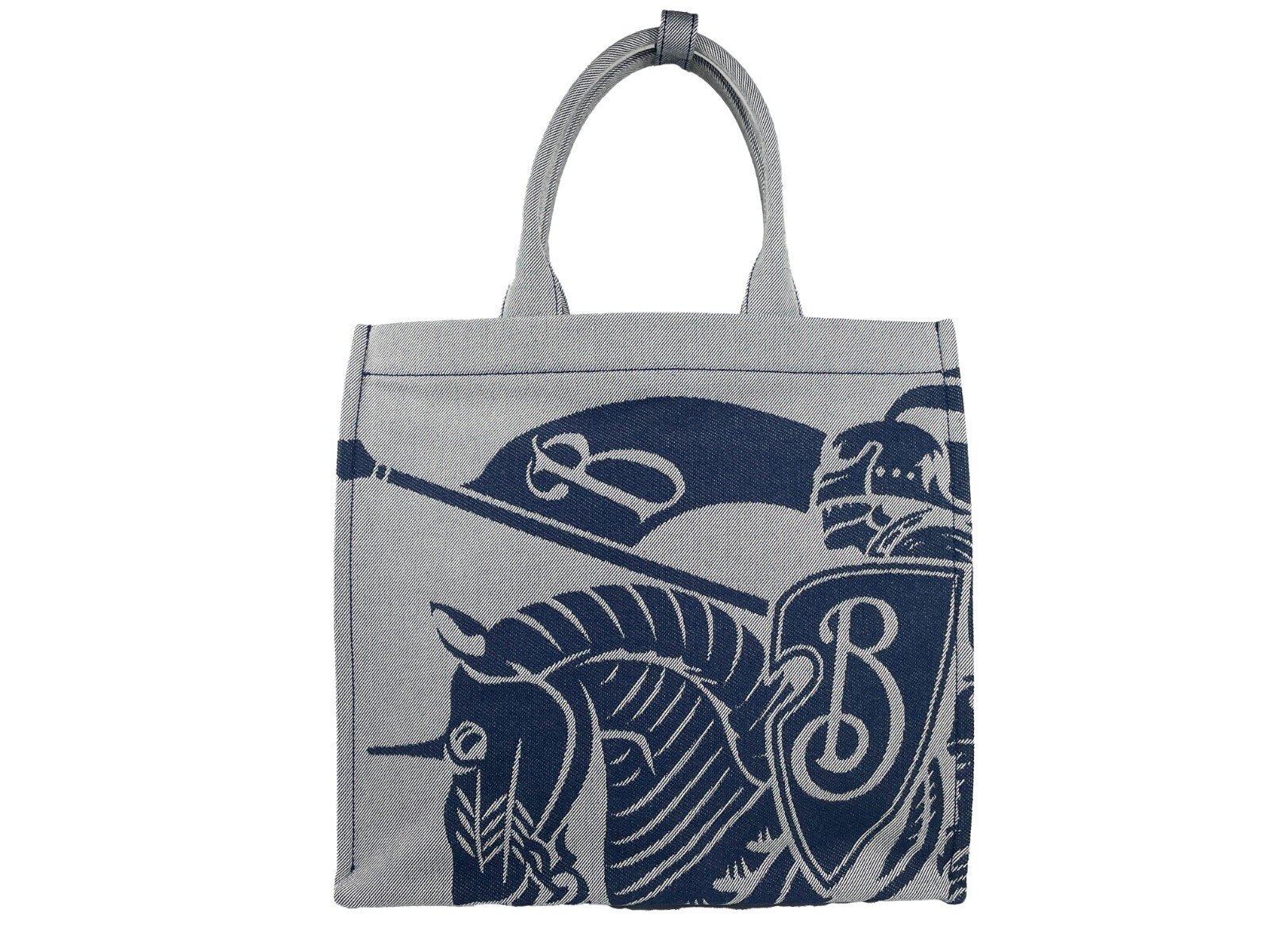 Burberry Navy EKD Canvas Tote Bag With Coin Pouch | eBay Burberry Navy EKD Canvas Tote Bag With Coin Pouch | eBay
