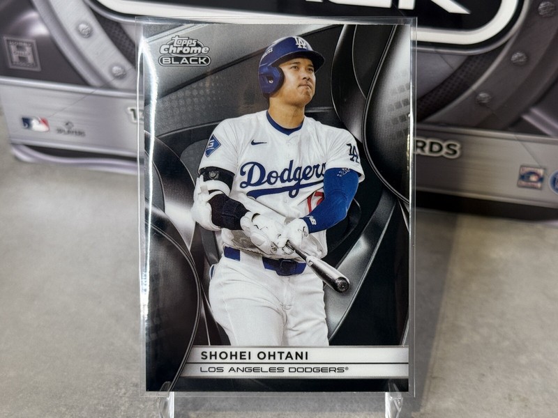 2025 TOPPS CHROME BLACK SHOHEI OHTANI #50 DODGERS | eBay