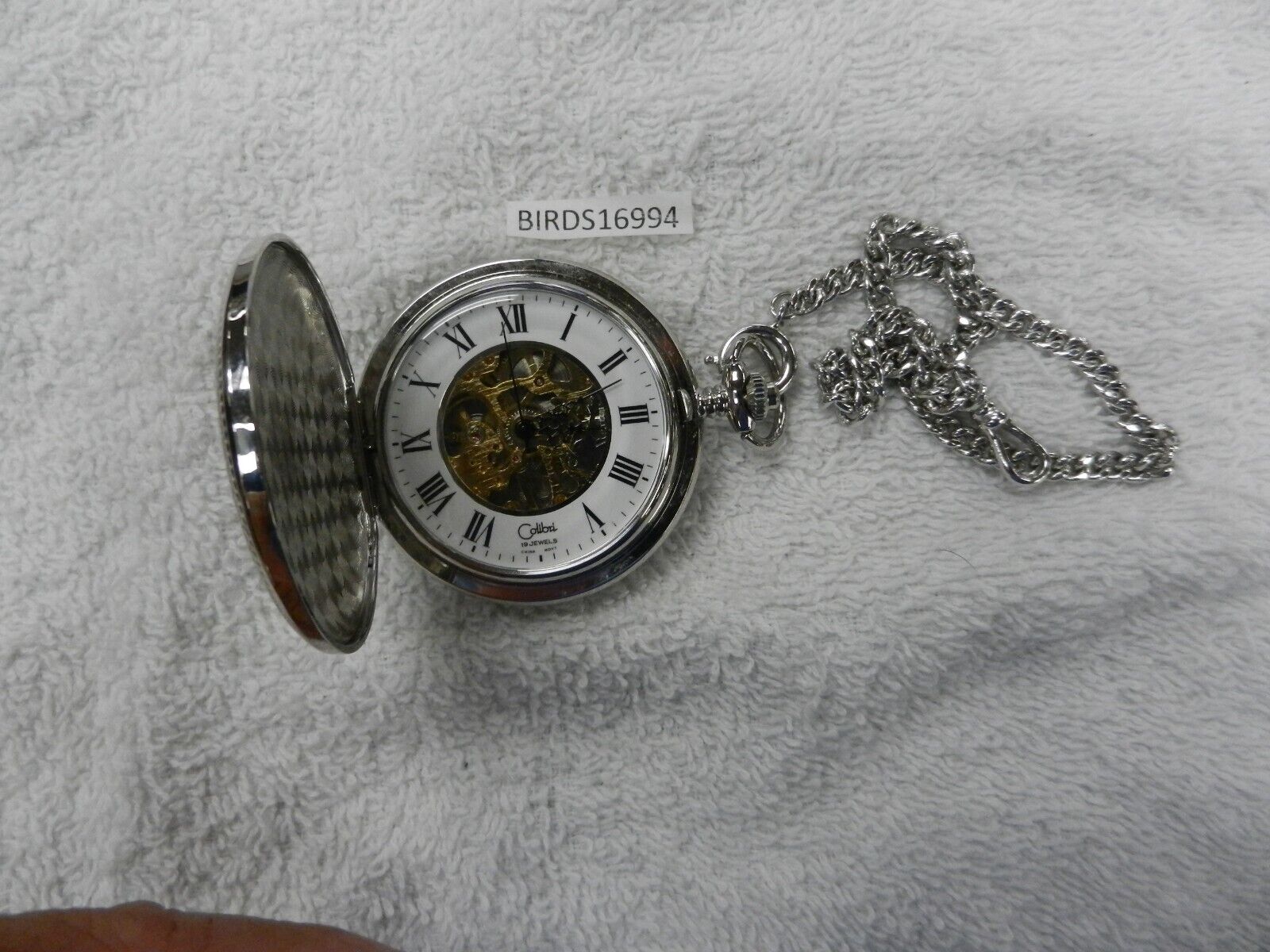 COLIBRI POCKET WATCH 50MM 19j DOUBLE SIDED SKELETON POCKET COLIBRI POCKET WATCH 50MM 19j DOUBLE SIDED SKELETON POCKET
