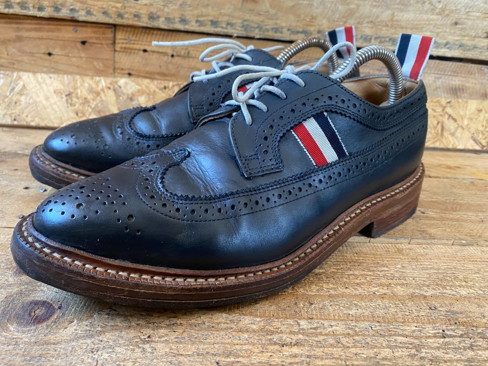 人気【THOM BROWNE】NAVY BLUE スカート Thom Browne Oxford Stripe Shirtdress - Light Blue | Garmentory