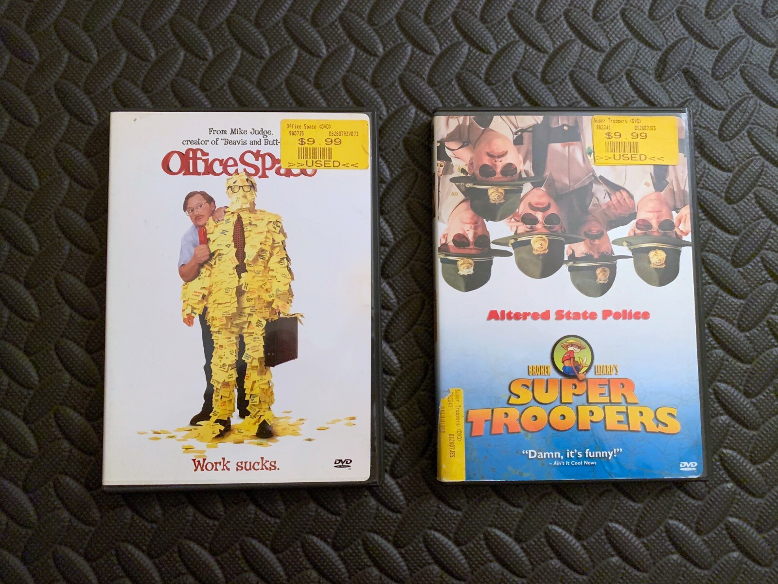 Super Troopers 2002 & Office Space 1999 - 2 DVD Movies in