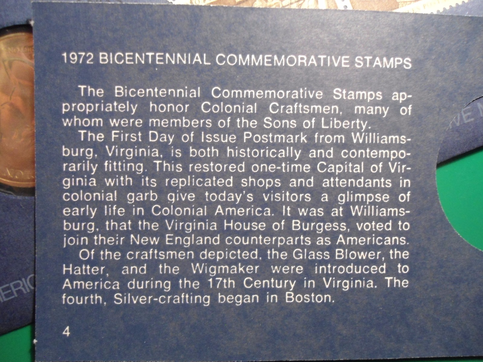 Lot of 3 Bicentennial Medals with Stamps and 6 Uncirculated 2004 Nickels.