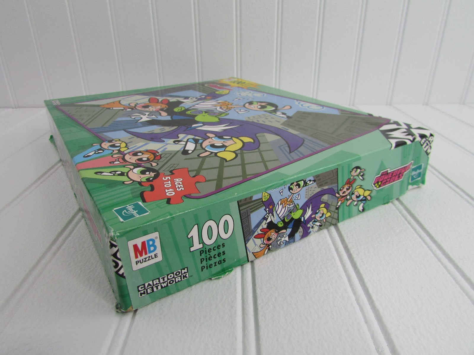 Vintage Powerpuff Girls Puzzle 2000 Milton Bradley Cartoon Network Complete