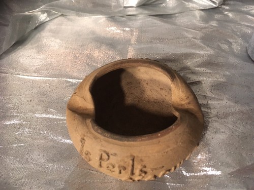 VINTAGE Acapulco MEXICO El Mirador Brown POTTERY Ashtray