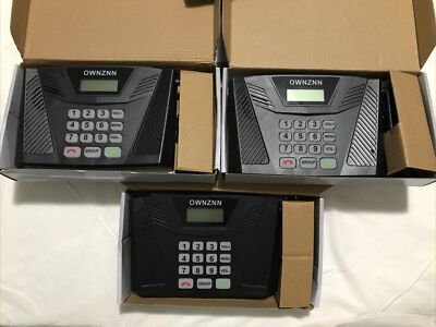 [Pack of 3] 18 Channels Hands-Free 2-Way Intercom System, 5000 ft, Black