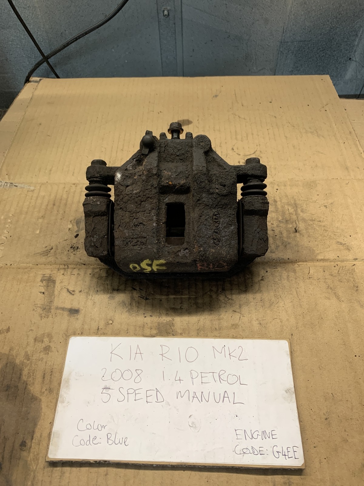 KIA Rio Mk2 2008 1.4 Petrol Off Side Front Brake Caliper