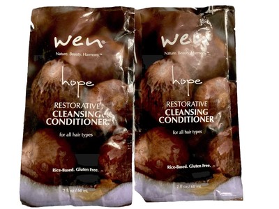 WEN HOPE Restorative Cleansing Conditioner Blessings Hope Travel 2 LOT 2 oz Each
